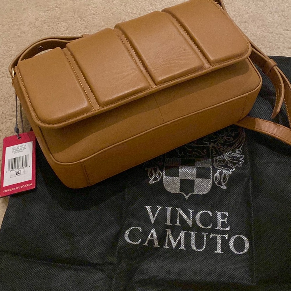 Vince  camuto tan crossbody bag NEW